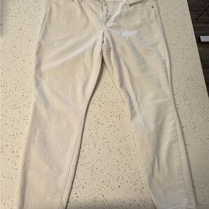 GAP White Denim Pants